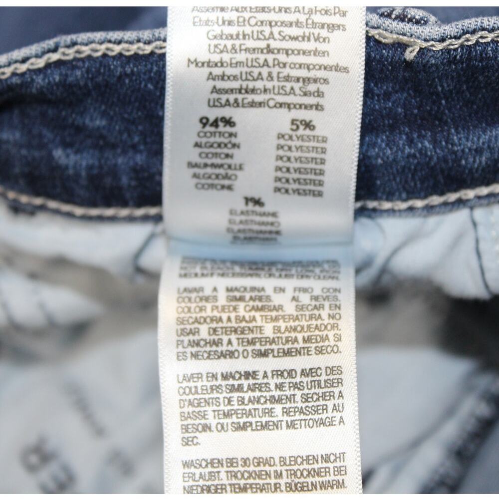 Mother The Husler Ankle Fray Size 24 Heirloom Blue - Picture 5 of 8